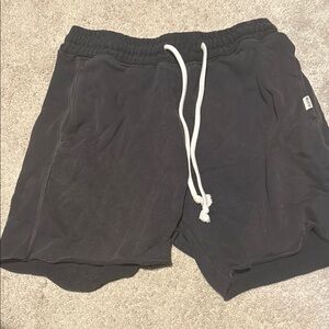 Hollister Black Athletic Shorts with Drawstring Waist